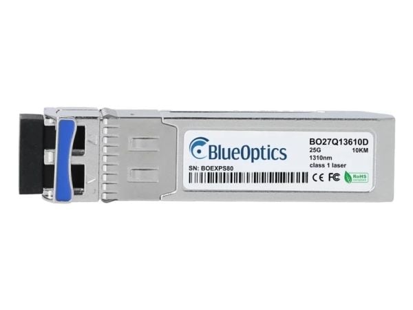 BlueOptics 980-9I595-00AM00-BO, Fiber optisk, 25000 Mbit/s, SFP28, LC, LR, 10000 m
