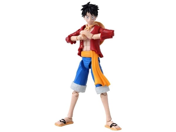 Bandai ANIME HEROES One Piece-figur med tilbehør, 16 cm - Monkey D. Luffy