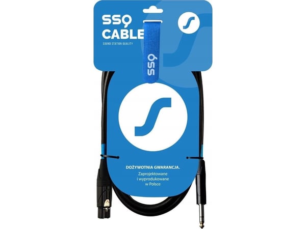 SSQ XLRJS3 - XLR / Stereo Jack 6.3mm - liitin 6.3mm
