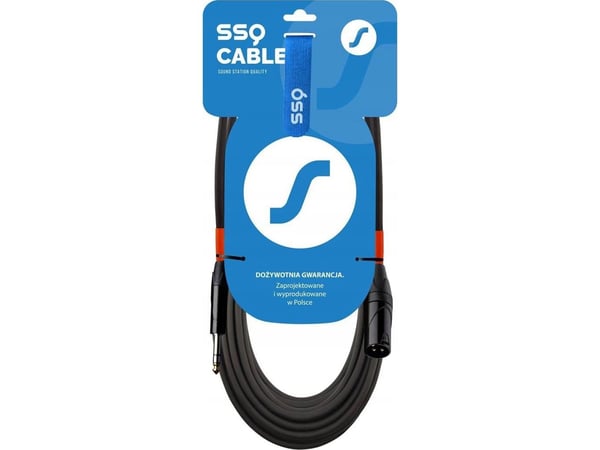 Kabel SSQ JSXM10 Event - Jack stereo 6.3 / XLR Meski
