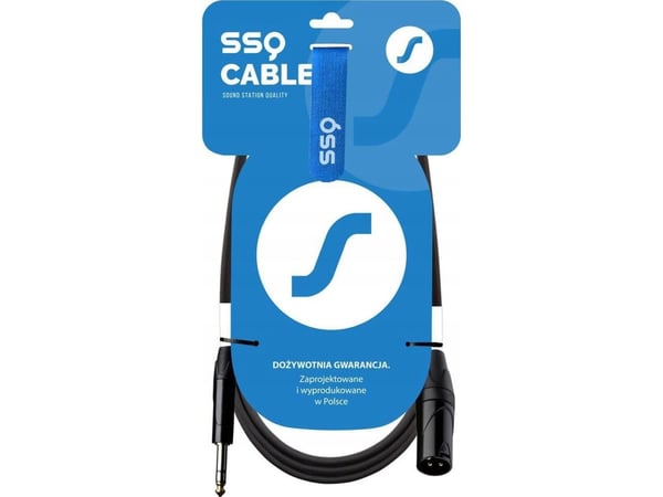 Kabel SSQ JSXM3 Event - Jack stereo 6.3 / XLR Meski