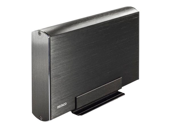 DELTACO MAP-GD34U3 - Lagringspakke - 3,5" - SATA 6Gb/s - USB 3.0 - svart