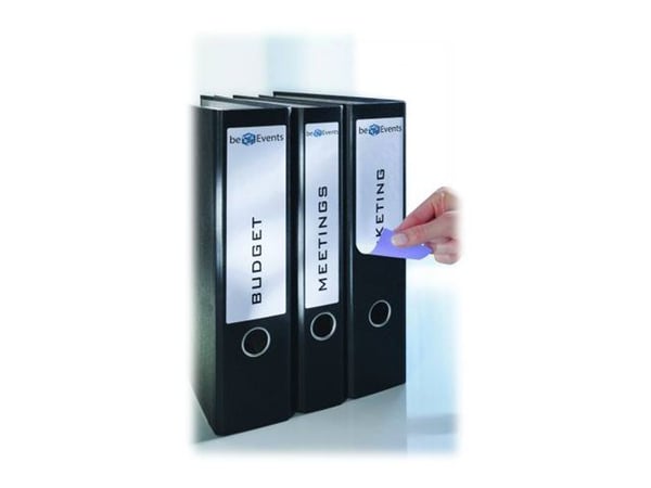 Avery Zweckform L4761 - Papir - fjernbart adhesiv - hvit - 61 x 192 mm 80 etikett(er) (20 ark x 4) opake arkivmappeetiketter