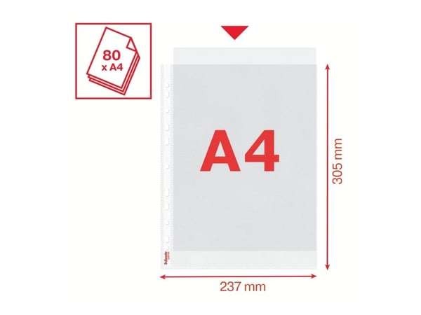 Esselte De Luxe - Arkbeskytter - for A4 Maxi