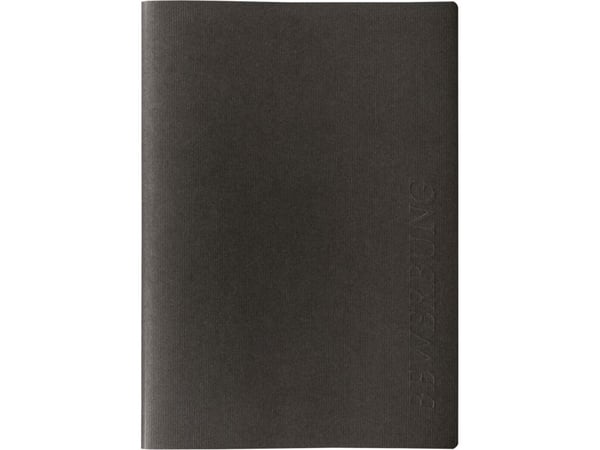 Brunnen folder, Flerdelt filmappe, A4, Fotoark kartong, Svart, 270 g/m², 230 mm