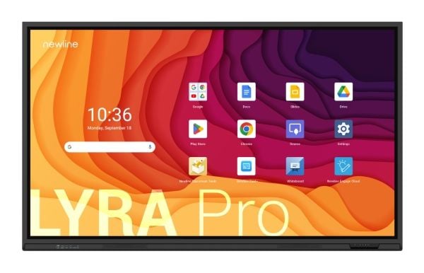 Newline TT-7523QA, 190,5 cm (75"), 1650 x 928 mm, 450 cd/m², 1,07 milliarder farger, 3840 x 2160 piksler, 4K Ultra HD
