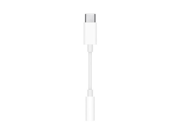 Apple - USB-C til hodetelefons-jakkadapter - USB-C hann til mini-phone stereo 3.5 mm hunn