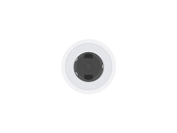 Apple - USB-C til hodetelefons-jakkadapter - USB-C hann til mini-phone stereo 3.5 mm hunn