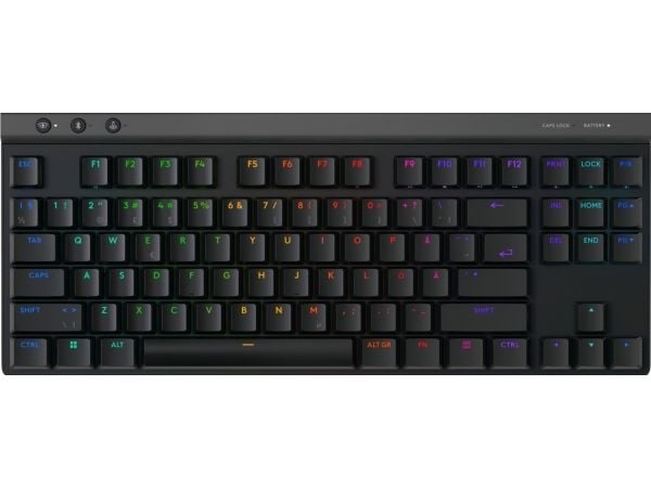 G515 LIGHTSPEED TKL Linear, musta (pohjoismainen)