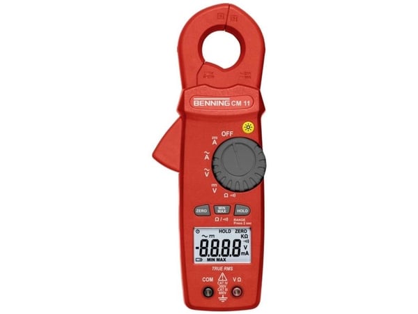 Strømtang, håndholdt multimeter, digitalt CM 11 Kalibrert i henhold til fabrikkstandard (044067)