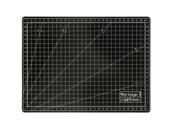 Dahle skärmatta 22 x 30 cm svart VANTAGE – A4