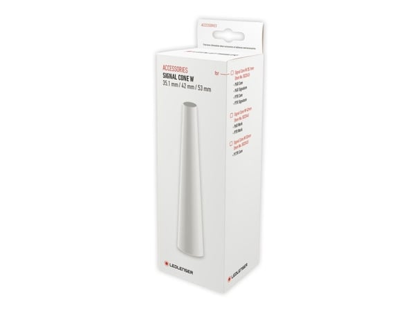 Ledlenser lommelykt Ledlenser hvit signalhette 42 mm for P6R Work, P7R Work