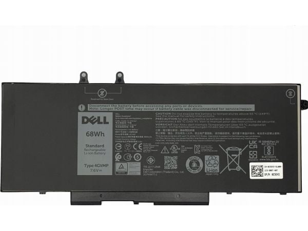 68Wh 4-cellers litium-ion batteri til Latitude