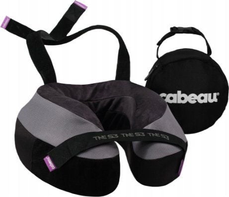 Cabeau Travel niskatyyny TNE S3, Berliini, harmaa/musta Cabeau Travel niskatyyny TNE S3, Berliini, harmaa/musta