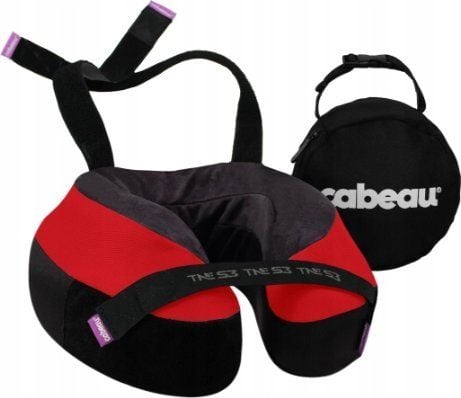 Cabeau Travel niskatyyny TNE S3, Lontoo, punainen/musta
