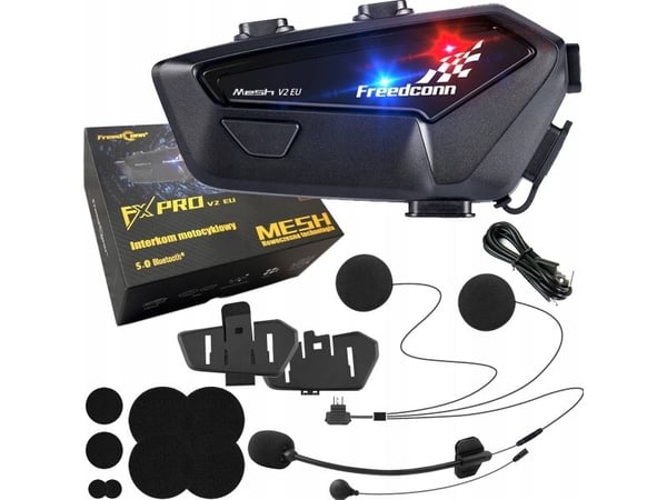 FreenConn FX Pro V2 EU MESH intercom til motorcykel