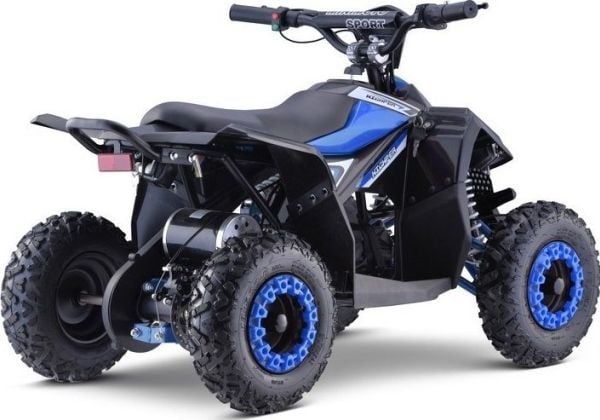 Ramiz Quad Highper akulle Blue 35km/h + Harjaton moottori 1000W + Puhallettavat pyörät + Säädettävä istuin