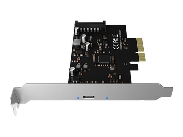 ICY BOX IB-PCI1901-C32 - USB-sovitin - PCIe 3.0 x4 - USB-C 3.2 Gen 2x2 x 1 - lajittelu - lajittelu
