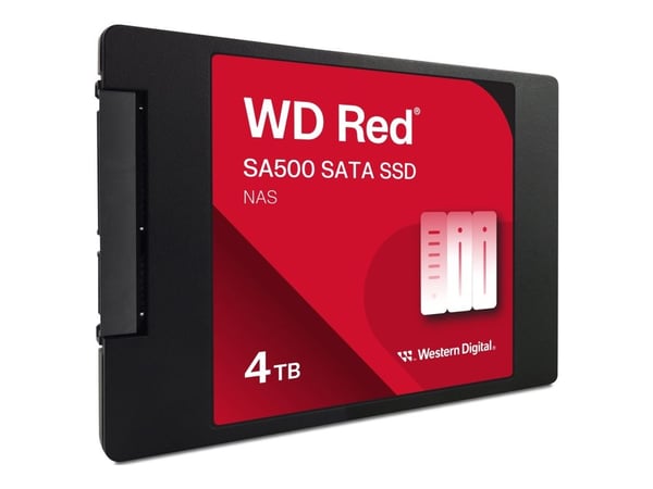 WD Red SA500 WDS400T2R0A - SSD - 4 TB - intern - 2.5" - SATA 6Gb/s