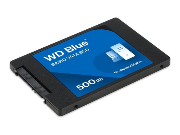 WD Blue SA510 WDS500G3B0A - SSD - 500 GB - intern - 2,5" - SATA 6Gb/s - blå