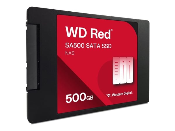 WD Red SA500 WDS500G1R0A - SSD - 500 GB - intern - 2.5" - SATA 6Gb/s