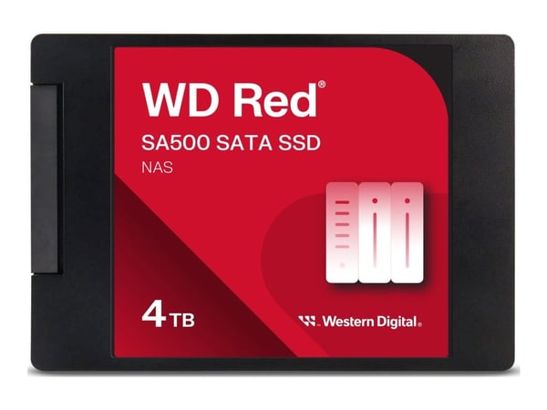 WD Red SA500 WDS400T2R0A - SSD - 4 TB - intern - 2.5" - SATA 6Gb/s