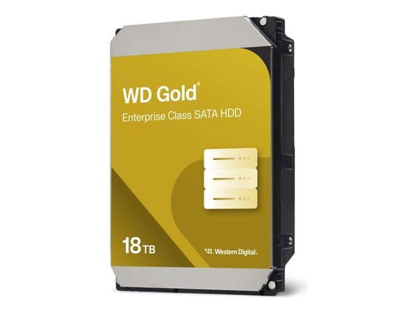 WD Gold WD181KRYZ - Harddisk - 18 TB - intern - 3,5" - SATA 6 Gb/s - 7200 rpm - buffer: 512 MB