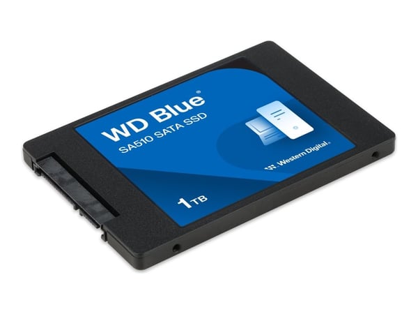 WD Blue SA510 WDS100T3B0A - SSD - 1 TB - intern - 2,5" - SATA 6Gb/s - blå