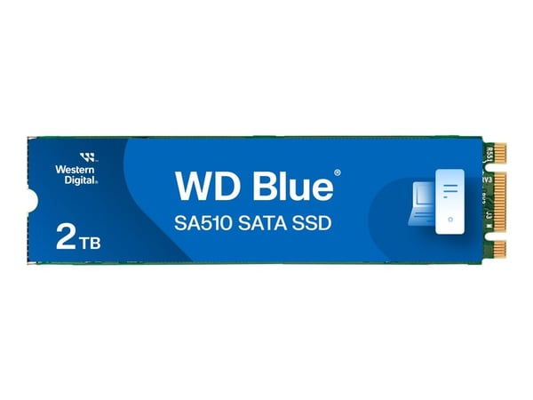 WD Blue SA510 - SSD - 2 TB - intern - M.2 2280 - SATA 6Gb/s