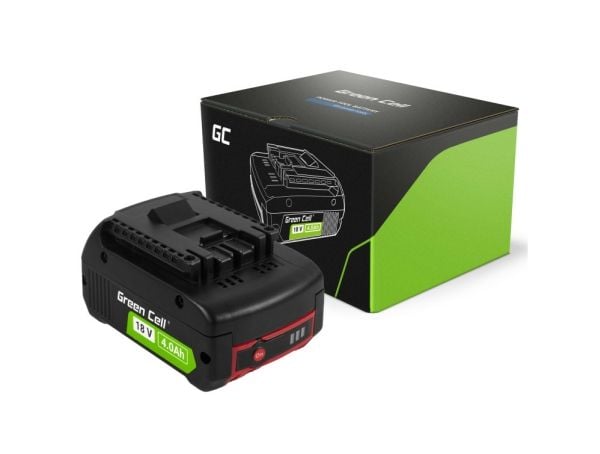 Green Cell Green Cell Green Cell Battery for Bosch 18V 4Ah Power Tools erstatningsbatteri GBA1600Z00038