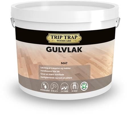 TRIP TRAP Gulvlak mat farveløs 4,5L
