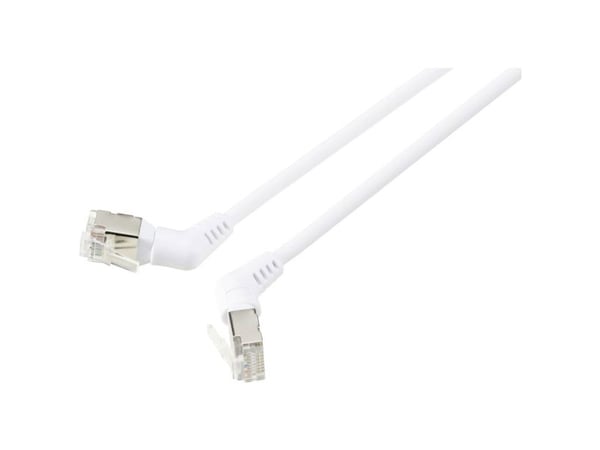 Renkforce RF-6071568, 2 m, Cat6a, F/UTP (FTP), RJ-45, RJ-45, Hvit