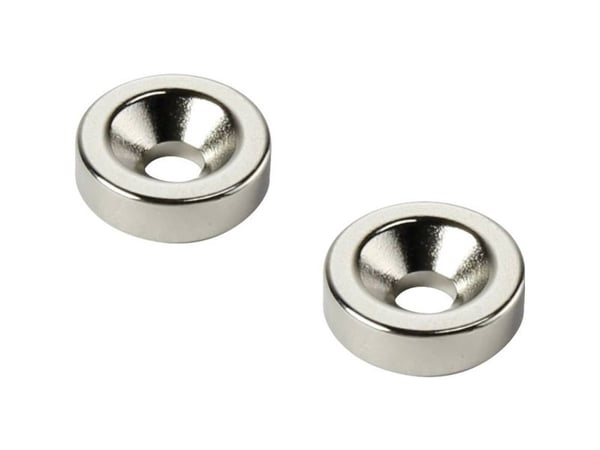 TRU COMPONENTS TC-12250608 permanentmagnet ring Ø 15 x 3 mm M4 Maks. grense-temperatur 150 °C