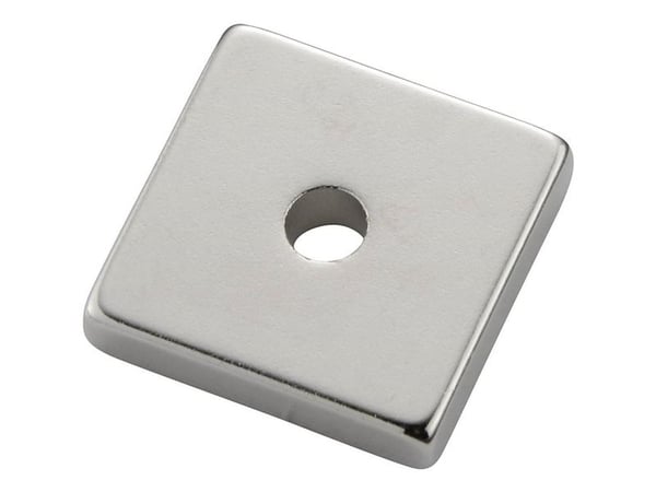 TRU COMPONENTS TC-12260084 permanentmagnet rektangulær 20 x 19 x 4 mm, maks grense-temperatur 100 °C