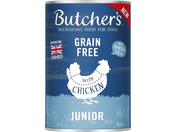 BUTCHER'S Original Junior mega pack mix, våtfoder till hund, 6 x 400 g