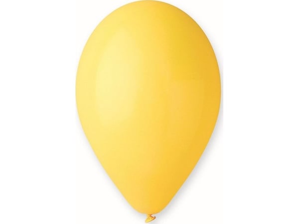 Gemar Pastellinkeltaiset ilmapallot, G110, 30 cm, 100 kpl.