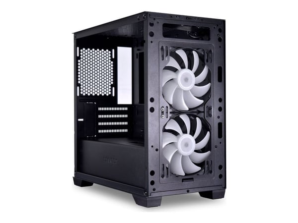 Lian Li Lancool 205 MESH - Tower - ATX - sidepanel med vindu (herdet glass) - ingen strømforsyning - svart - USB/lyd