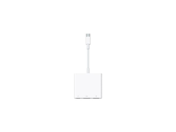 Apple - Video adapter - USB-C hann til USB, HDMI, USB-C (kun strøm) hunn - 4K(3840 x 2160) støtte