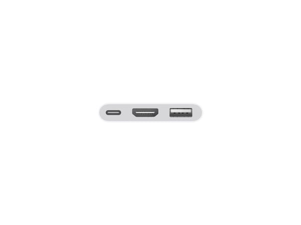 Apple - Video adapter - USB-C hann til USB, HDMI, USB-C (kun strøm) hunn - 4K(3840 x 2160) støtte