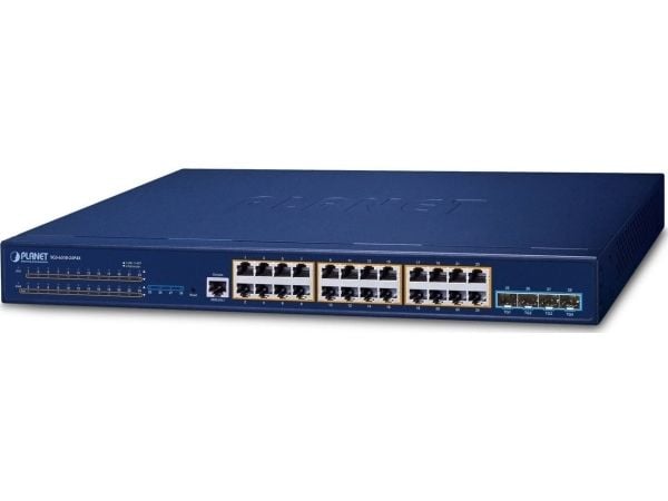 PLANET Layer 3 24-Port 10/100/1000T, Håndtert, L3, Gigabit Ethernet (10/100/1000), Full tosidig, Rack-montering, 1U