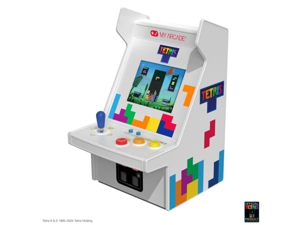 My Arcade Tetris Micro Player Pro, Flerfarget, 6,98 cm (2.75"), USB Type-C, 3,5 mm, USB/batteri, AA
