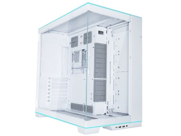 Lian Li 011 Dynamic EVO RGB 011 EVO RGB, Tower, PC, Vit, ATX, EATX, Mini-ITX, Gjuten aluminium, Stål, Härdat glas, Multi
