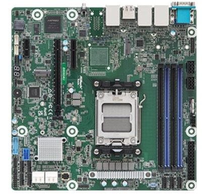 ASRock Rack B650D4U - Hovedkort - micro ATX - Socket AM5 - AMD B650E Chipset - USB 3.2 Gen 1 - Gigabit LAN - innbygd grafikk