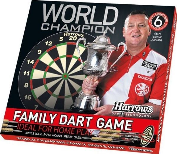 DARTBOARD harrows Bristow's family