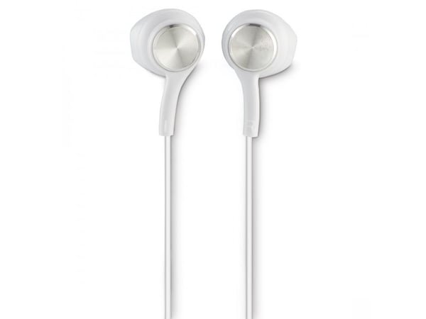 Hama Ocean II - Ørepropper med mikrofon - i øret - kablet - USB-C - hvit, sølv
