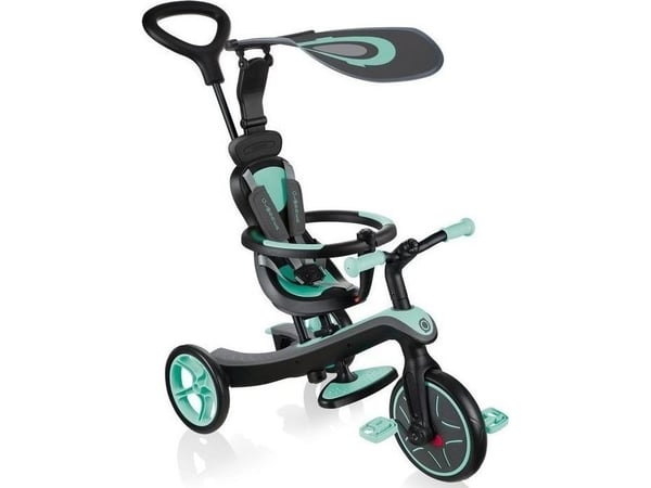 Globber Trike Explorer, Gutt/Jente, Front trekk, Rett opp, Barn, Solide hjul, Mynte