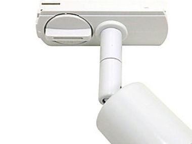 Spot Track light 1F GU10 ECO - eksklusiv lyskilde, mat hvid