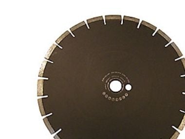 Carat asfalt klinge Ø350x25,4 - 10mm segment, tørskæring, til sten og gulvskæremaskiner