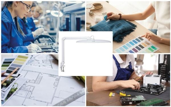 MAUL LED-työpistevalaisin Explore himmennettävä valkoinen