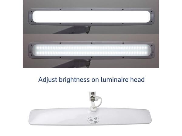 MAUL LED-työpistevalaisin Explore himmennettävä valkoinen